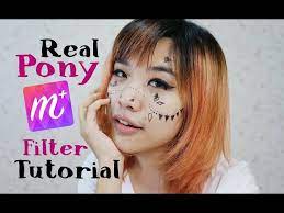pony filter on makeupplus real tutorial