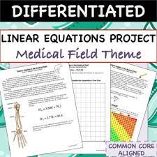 Linear Equations Project Algebra In