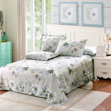 cotton bed sheet double flat sheet