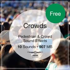 free crowds sound effects bundle
