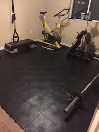 installing gym flooring over carpet