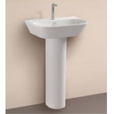 ceramic pedestal bathroom wash basin