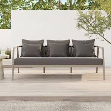 Rope Wood Outdoor Sofa 81 West Elm