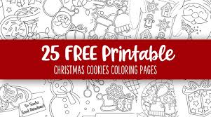christmas cookies coloring pages 25