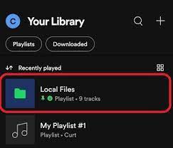 upload to spotify as local files