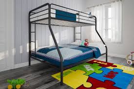 Dhp Black Twin Over Full Bunk Bed In