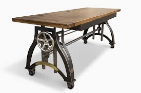What to do when the desk you design becomes widely reviewed as the best standing desk on the market? Industrialux Crank Desk Vintage Industrial Furniture