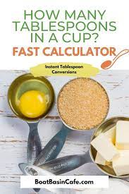 how many tablespoons in a cup fast