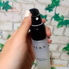 xịt khoá nền hera make up fixer cố định