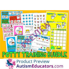 Potty Training Bundle Social Story How To Reward Charts Visual Toilet Aide Autism Special Education Aac Asd Pdd