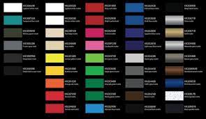 List Of Diffe Matte Colors For A