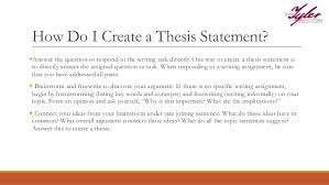 Thesis statements    Would easily work for hypothesis experiment    