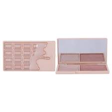 heart makeup chocolate duo palette