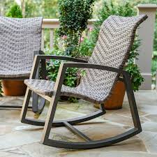 Glenrock Metal Outdoor Rocking Chair