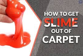 how to get slime out of carpet the
