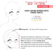 To draw short male hair (side view): Xsanichi On Twitter Hair Tutorial How I Draw Hair I Just Finished It And I Hope It S Helpful For You 1 3 Tutorial Art Digitalart Howtodraw Https T Co Hqtaxqeeys