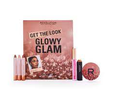 glowy glam makeup gift set