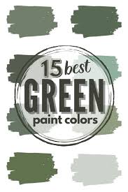 15 Green Paint Colors To Make Your Home