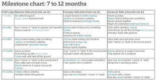 Extraordinary Month By Month Developmental Milestones Chart