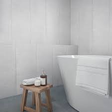 Grey Tile Effect Wall Panel