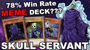 10,000+ ATTACK SKULL SERVANT IS NO LONGER JUST A MEME! 15-4 78% WIN RATE!  Yu-Gi-Oh! Duel Links - YouTube