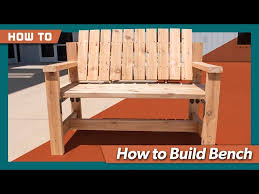 How To Build A Garden Bench Diy