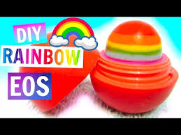 diy rainbow eos how to make eos lip