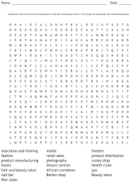 businesses word search