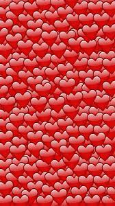 emoji hearts red wallpapers wallpaper