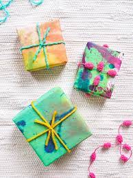 how to dye wrapping paper handmade
