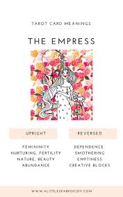 For anyone interested in using tarot cards the hardest part initially is interpreting them. The Empress Tarot Card Meaning Empress Tarot Card Empress Tarot Tarot Card Meanings