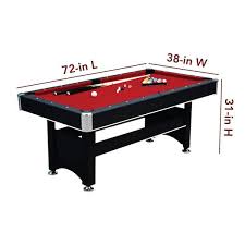 hathaway 6 ft spartan pool table with