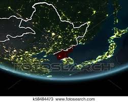 All regions, cities, roads, streets and buildings satellite view. Images Of World Map At Night North Korea