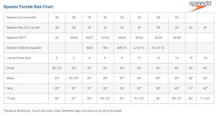 Size Charts From Swimwear Gear And Apparel Kiefer Aquatic