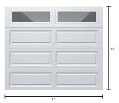 insulated white single garage door