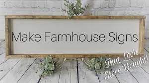 farmhouse sign tutorial how to make