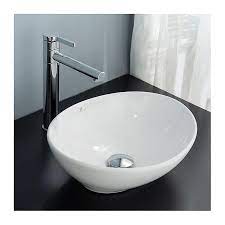 Oval Ceramic Counter Top Wash Basin For