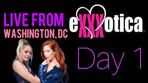 Live from Exxxotica! Washington DC - Day 1! Chrissie Mayr & Xia Anderson!  Gigi Dior, Christy Canyon - YouTube