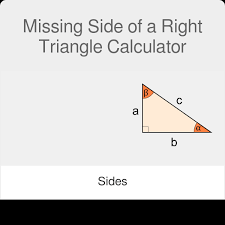missing side of a right triangle calculator