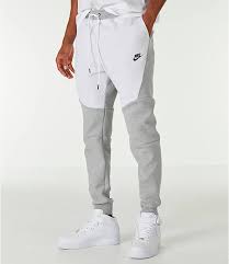 Front View Of Mens Nike Tech Fleece Jogger Pants In Birch
