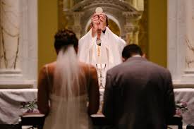 the catholic wedding ceremony lay