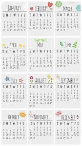 Free Printable Yearly Calendar Templates 2015 Andwerve Com