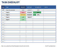 Checklist Templates Create Printable Checklists With Excel