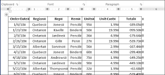 How To Freeze The Size Of The Cells In A Table In Word