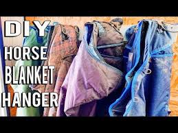 how to diy a horse blanket hanger