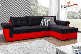 new corner sofa bed with storage black