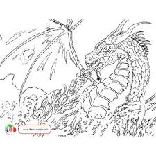 Coloring little dragon breathing fire fire. Fire Breathing Dragon Dragon Coloring Page The Art Sherpa Coloring Pages