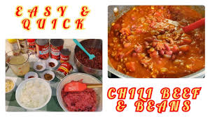 how to make clic chili beef beans