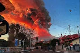 Mount etna is here because the tectonic plate of europe (carrying mainland italy and sicily) is colliding with and overriding the african plate. Mount Etna Spews Smoke And Ashes In Spectacular New Eruption World The Jakarta Post