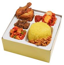 Nasi kotak adalah nasi yang dilengkapi dengan lauk pauk dikemas ke dalam bentuk karton. Ny Hendrawan